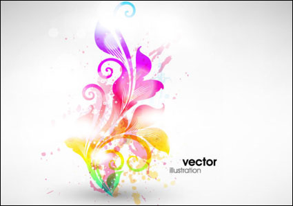 Symphony fashion pattern vector material -4