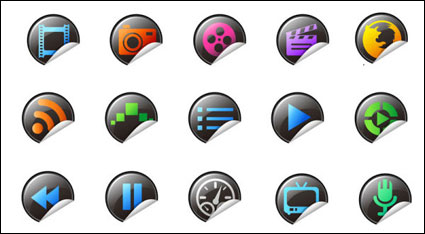 Exquisite icons - vector material