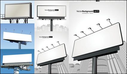 Blank billboard