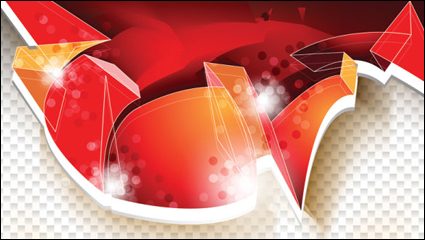 The trend of dynamic flow line gorgeous 02-- vector material