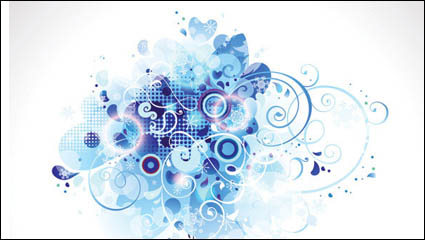 Brilliant dynamic elements of the trend 03-- vector material