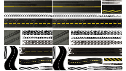 Tire brake printed material 03 - vector