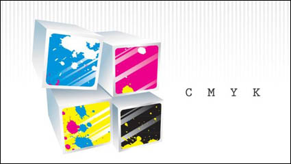 Concise fashion three-dimensional box 02 - vector