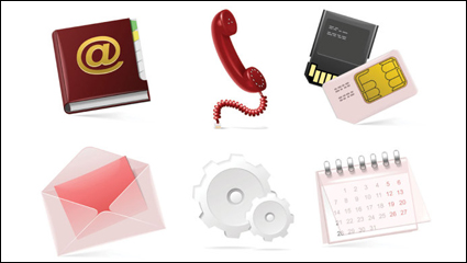 Tech icons - vector material