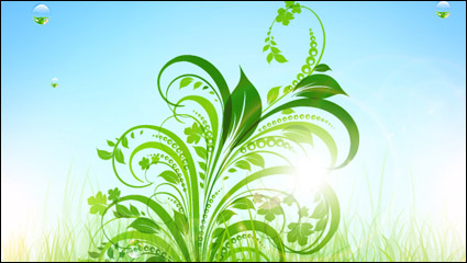 Grass green pattern 01 - vector