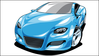 Exquisite sports car 01 - Vector 