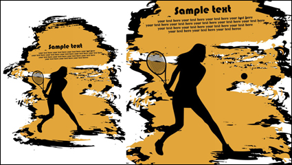 Sports silhouette 02 - vector material