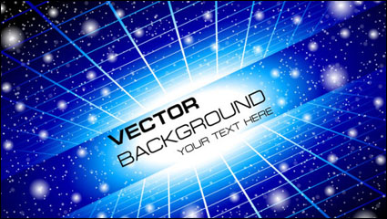 Starry background 03 - vector material
