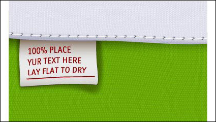 Clothing labels 04 - vector material