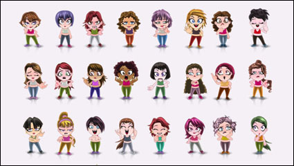 Cartoon characters - Vector