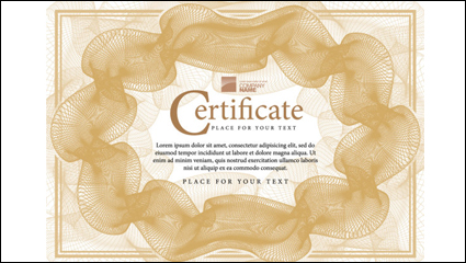 Certificate Commendation 04 - vector material