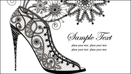 Black and white patterns 02 - vector material