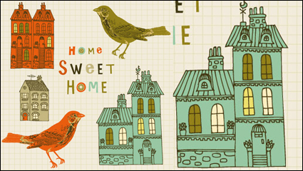 Cartoon illustrator 02 - vector material