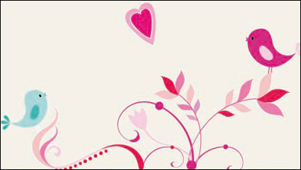 Romantic cartoon hand-painted illustrations 03 - vector material