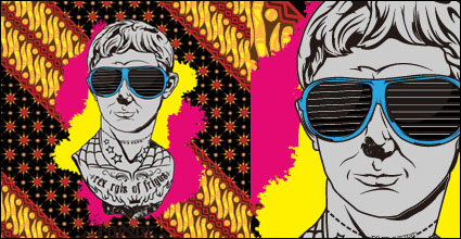 The trend of the background pattern