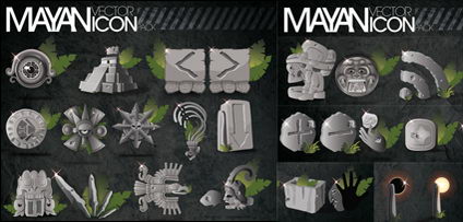 Mayan pyramids, eclipse, statue