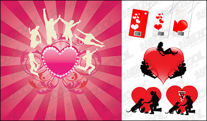 heart-shaped material