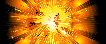 Vector explosion background material