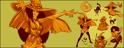 Halloween element vector