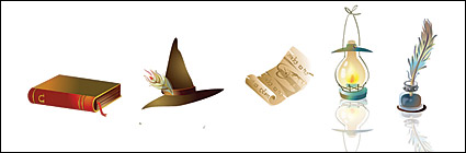 Magic series icon vector material