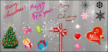 Vector series of Christmas material